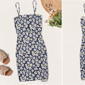 Floral Print Bodycon Mini Dress
